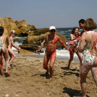 Beach Paint Fight Actions