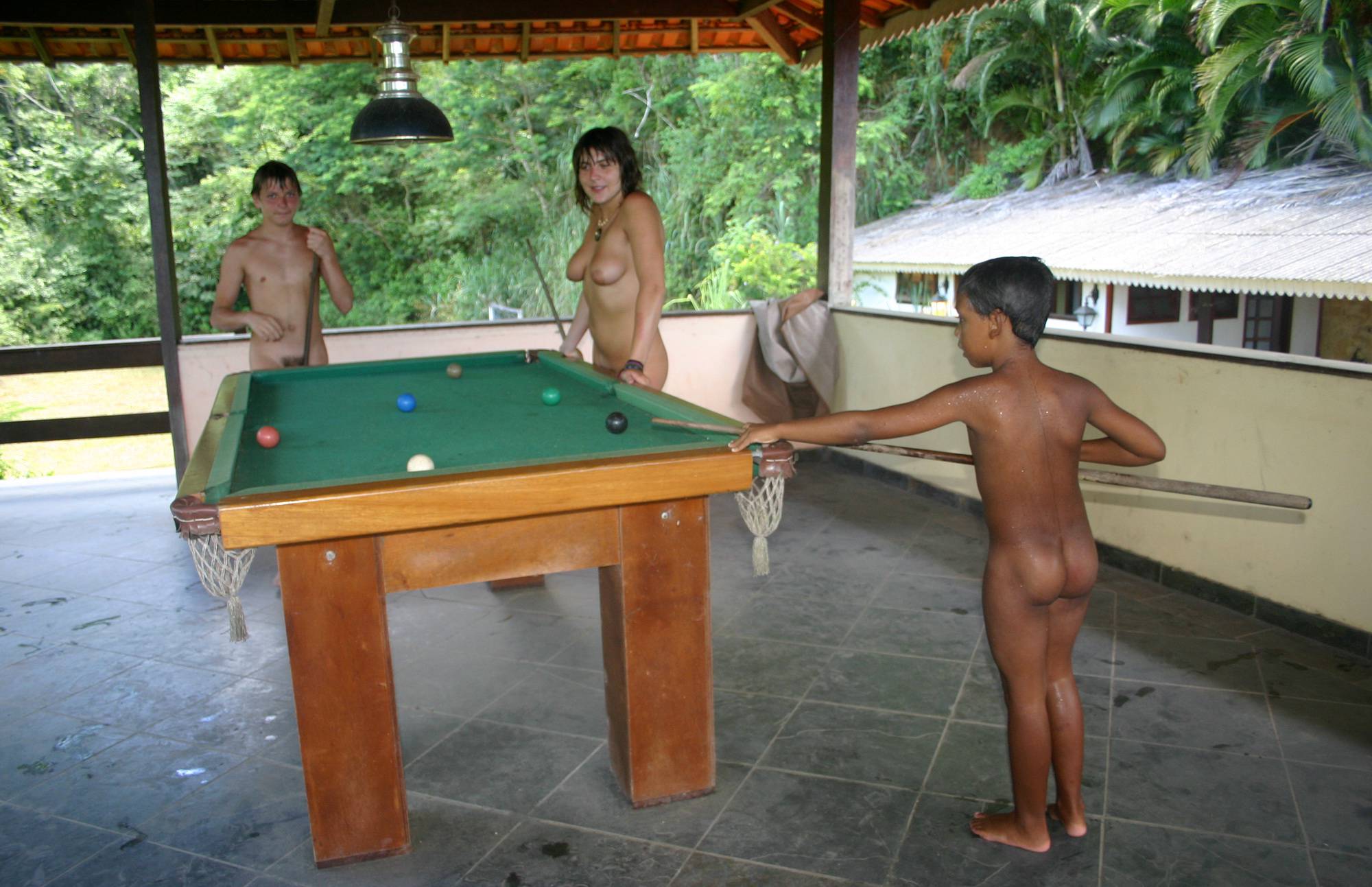 Nudist Pictures Brazilian Pool and Games - 1