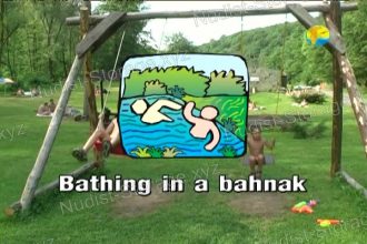 Bathing in a Bahnak - Naturist Freedom