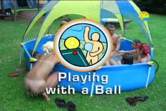 Playing With a Ball - Naturist Freedom