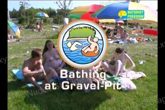 Bathing at Gravel-Pit - Naturist Freedom