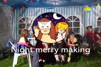 Night Merry Making - Naturist Freedom