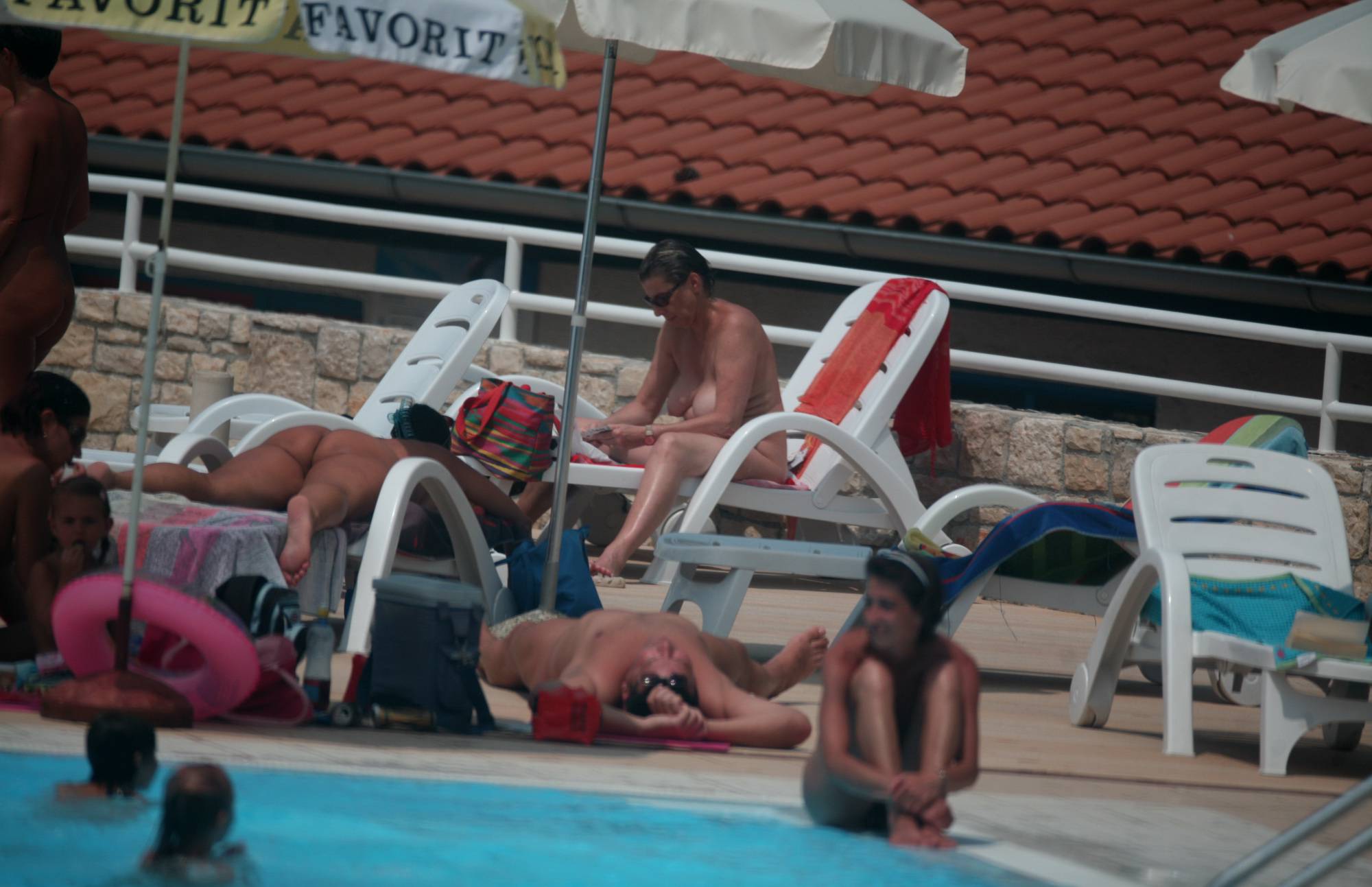 Naturist Pool Youngsters - 1